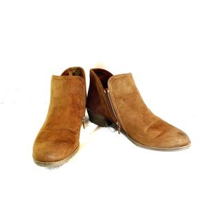 Ankle boots, side zipper, American Heritage, chestnut,    size 7, style-Meme